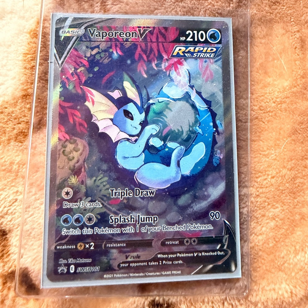Vaporeon V - SWSH181 - SWSH: Sword & Shield Promo Cards (SWSD)